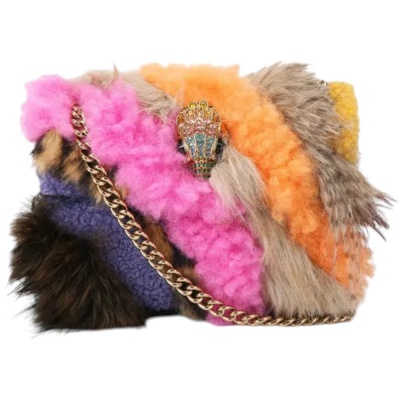 Foto van Kurt Geiger Dames Tas Multi 5019699999/690 Mini Kensington Fur