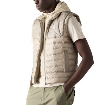 Foto van Moose Knuckles Heren Bodywarmer Bruin M16MV480/1705 Cloud Walker Vest