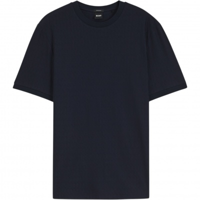 Foto van Boss Heren T-Shirt Blauw 50567970/404 H-Thompson
