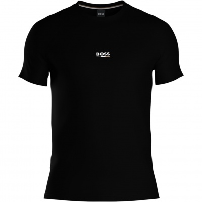 Foto van Boss Heren T-shirt Zwart 50517970/005 T Shirt Rn Slim Fit