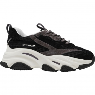 Steve Madden Dames Sneakers Zwart SM19000033/BSO Possession-E Foto van Steve Madden Dames Sneakers Zwart SM19000033/BSO Possession-E