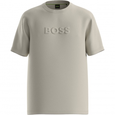 Boss Heren T-Shirt Bruin 50553652/272 Ts Logo Foto van Boss Heren T-Shirt Bruin 50553652/272 Ts Logo