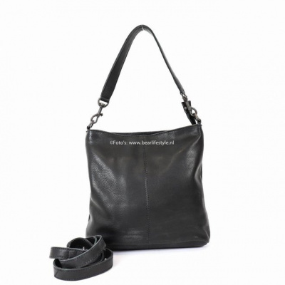 Bear Design Handtas / Schoudertas Caprica Zwart CP 1297 Bear Design Handtas / Schoudertas Caprica Zwart CP 1297