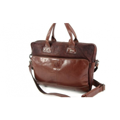 Business Laptoptas Leather Design DO 1843 Bruin Business Laptoptas Leather Design DO 1843 Bruin