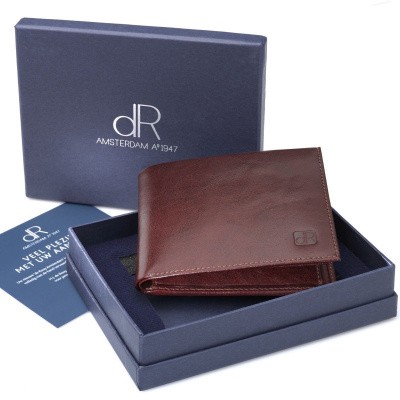 dR Amsterdam Billfold Bruin Bruin dR Amsterdam Billfold Bruin Bruin