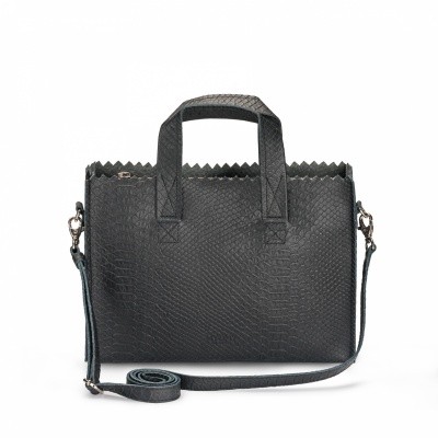 MPB Mini Handbag Cross-body Anaconda Black MPB Mini Handbag Cross-body Anaconda Black