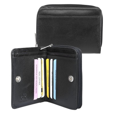 dR Amsterdam Damesportemonnee Black dR Amsterdam Damesportemonnee Black