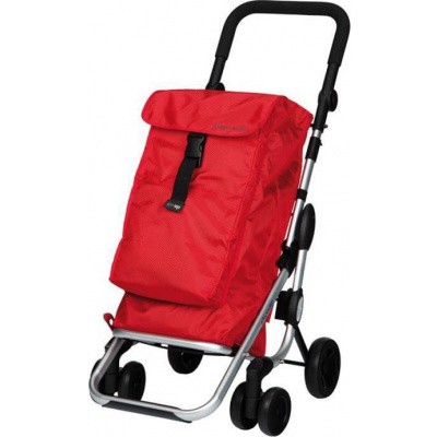 Boodschappentrolley GO UP Rood 017 Boodschappentrolley GO UP Rood 017