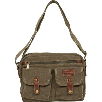 Schoudertas Malique Canvas 840 Olive Schoudertas Malique Canvas 840 Olive
