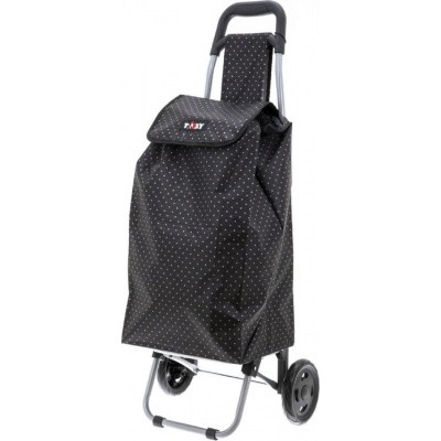 Boodschappentrolley Trioky Wave Black Boodschappentrolley Trioky Wave Black