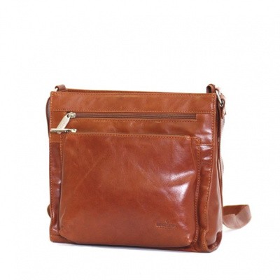Bear Design Schoudertas RO 3126 Cognac Bear Design Schoudertas RO 3126 Cognac