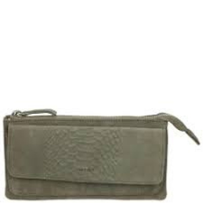 DSTRCT Dames Clutch Portemonnee Portland Road Groen DSTRCT Dames Clutch Portemonnee Portland Road Groen