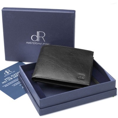 dR Amsterdam Billfold Black Black dR Amsterdam Billfold Black Black