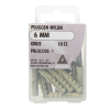 Deltafix nylon pluggen 6mm. 18st. Deltafix nylon pluggen 6mm. 18st.