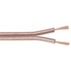 Luidsprekersnoer per meter transparant 2 x 0,75mm² Luidsprekersnoer per meter transparant 2 x 0,75mm²