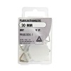 Deltafix plakkaathangers wit 30mm. 9st.