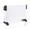 Convectorkachel 750/1250/2000W wit met thermostaat