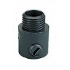 Klemnippel M10 Buitendraad Zwart