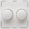 Kopp HK07 WIT afdekplaat + knop DUO dimmer