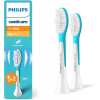 Philips Tandenborstelset Sonicare For Kids opzetborstels, 2 stuks, wit HX6042/90