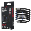 USB-C naar Lightning Kabel 1m Zwart Omvlochten 27W USB-C naar Lightning Kabel 1m Zwart Omvlochten 27W