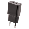 USB-A oplader 2,1A zwart