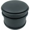 Deurstopper Ø9x7,5cm mat zwart Deurstopper Ø9x7,5cm mat zwart