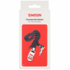 Simson toeclipsriem nylon zwart 2 stuks
