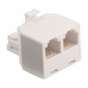 RJ11 splitter 4/6 female 2x female RJ11 splitter 4/6 female 2x female