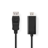 DisplayPort kabel | DisplayPort - HDMI 3 meter