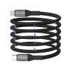 USB-C naar Lightning Kabel 1m Zwart Omvlochten 27W USB-C naar Lightning Kabel 1m Zwart Omvlochten 27W