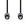 Stereo-Audiokabel 3,5 mm Male - 1.50 m Zwart Stereo-Audiokabel 3,5 mm Male - 1.50 m Zwart