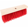Straatbezem Pvc rood 35cm