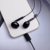 USB-C Oordopjes met microfoon zwart USB-C Oordopjes met microfoon zwart