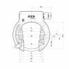 Axa Ringslot Solid Plus - Zwart ART**