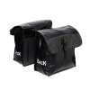 Beck midi dubbele fietstas Zwart 35L
