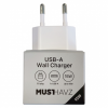 USB-A oplader 15W, wit