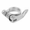Zadelpenklem snelspanner 34,9mm zilver