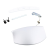 AEG Deurgreep Set compleet, Zilver 50277722000