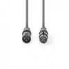 XLR 3-Pins Male XLR 3-Pins Female 3.0mtr