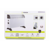Convectorkachel 750/1250/2000W wit met thermostaat