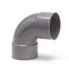 Pvc bocht 90 graden, 2x inwendig lijm Ø 32mm