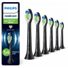 Philips Tandenborstelset W2 Optimal White opzetborstels, 6 stuks, zwart HX6066/88