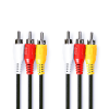 RCA 3x Male - 3x Male Kabel 2.0m