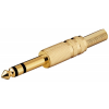 Stereo Jack Plug Verguld 6.3mm