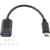 Verloopkabel USB-C 3.1 - USB-A 3.0 zwart Verloopkabel USB-C 3.1 - USB-A 3.0 zwart