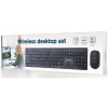 Draadloze Desktop Set Zwart Toetsenbord en Muis Draadloze Desktop Set Zwart Toetsenbord en Muis