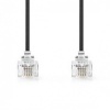 Telefoonkabel RJ11 5.0mtr zwart