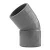 PVC Bocht 45 Graden Ø40mm - 2x Lijmverbinding PVC Bocht 45 Graden Ø40mm - 2x Lijmverbinding