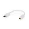 USB-C male Naar 3.5mm jack Female USB-C male Naar 3.5mm jack Female